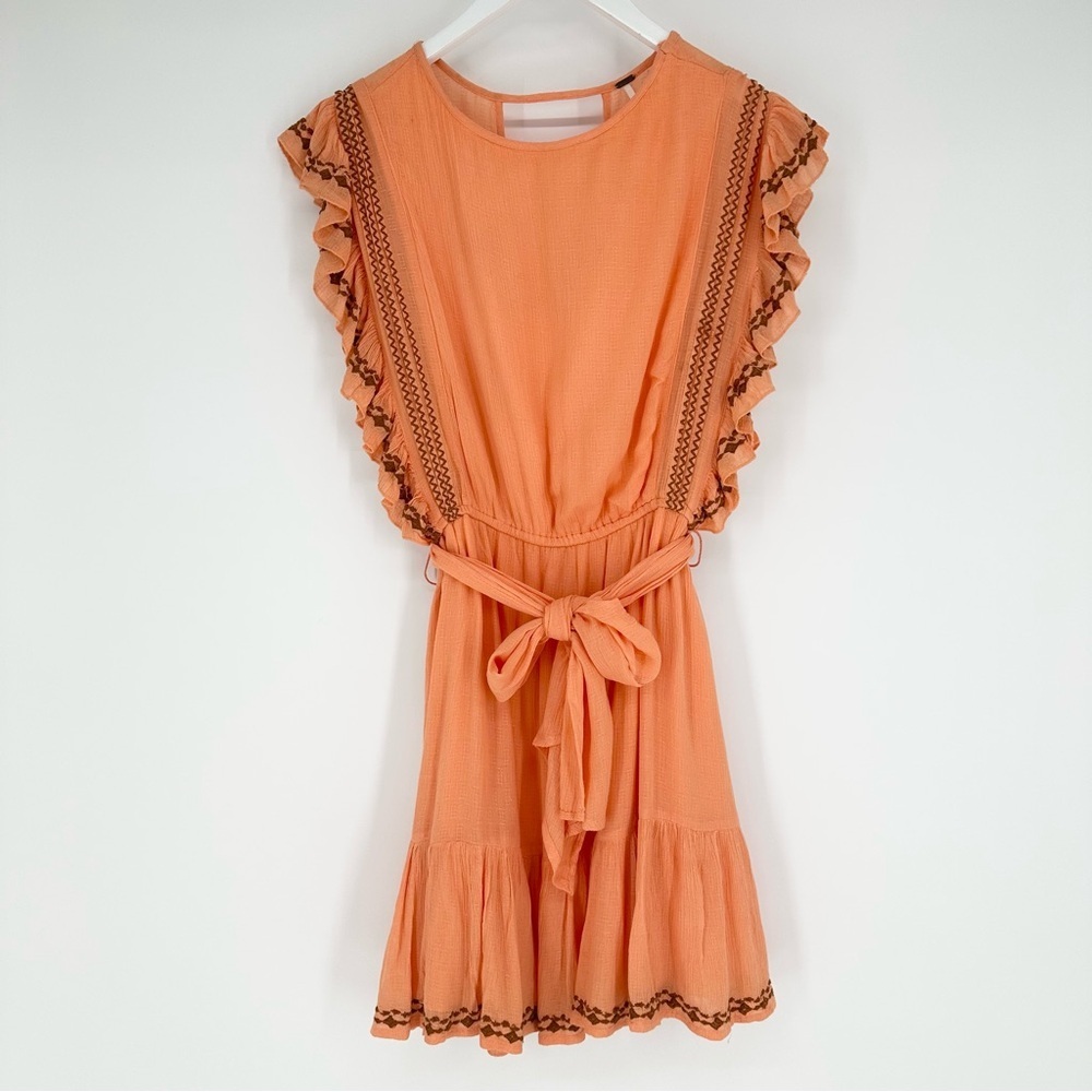 Free People Weekend Brunch Dress Coral